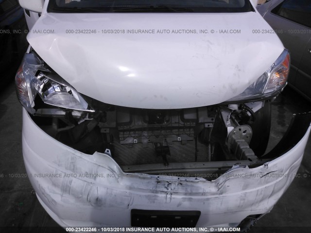 3N6CM0KN5HK707347 - 2017 NISSAN NV200 2.5S/2.5SV WHITE photo 6