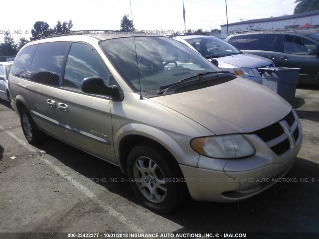 2B4GP74L81R281119 - 2001 DODGE GRAND CARAVAN EX GOLD photo 1