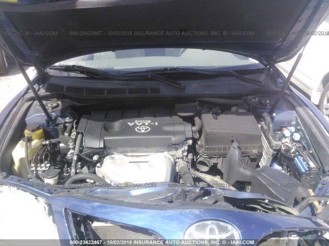 4T1BF3EK0AU558486 - 2010 TOYOTA CAMRY SE/LE/XLE 蓝色 照片 10