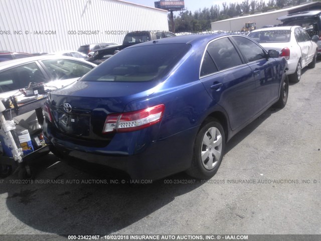 4T1BF3EK0AU558486 - 2010 TOYOTA CAMRY SE/LE/XLE 蓝色 照片 4