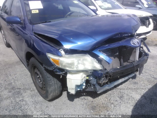 4T1BF3EK0AU558486 - 2010 TOYOTA CAMRY SE/LE/XLE 蓝色 照片 6