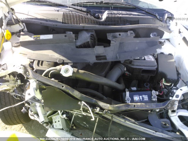 1C4NJCCB2ED620866 - 2014 JEEP COMPASS LIMITED WHITE photo 10