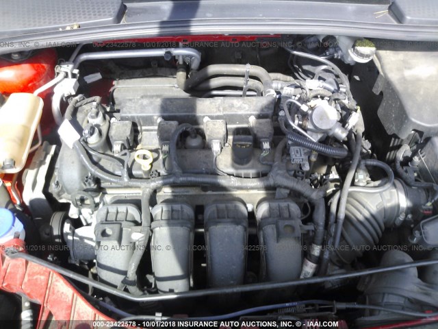 1FADP3F27GL377950 - 2016 FORD FOCUS SE 红色 照片 10