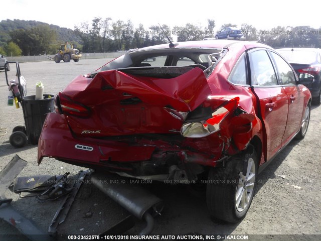 1FADP3F27GL377950 - 2016 FORD FOCUS SE 红色 照片 6
