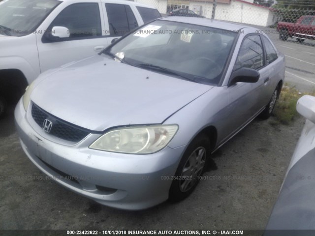 1HGEM22184L027870 - 2004 HONDA CIVIC DX VP 银色 照片 2