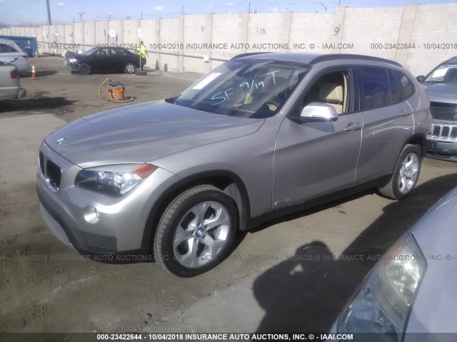 WBAVM1C52EVW54111 - 2014 BMW X1 SDRIVE28I TAN photo 2