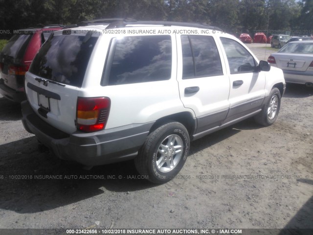 1J4GW48S64C413940 - 2004 JEEP GRAND CHEROKEE LAREDO/COLUMBIA/FREEDOM 白色 照片 4