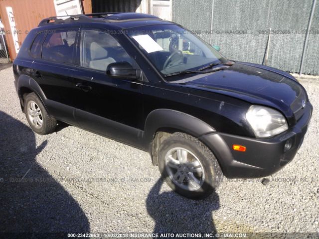 KM8JN12D56U271211 - 2006 HYUNDAI TUCSON GLS/LIMITED BLACK photo 1