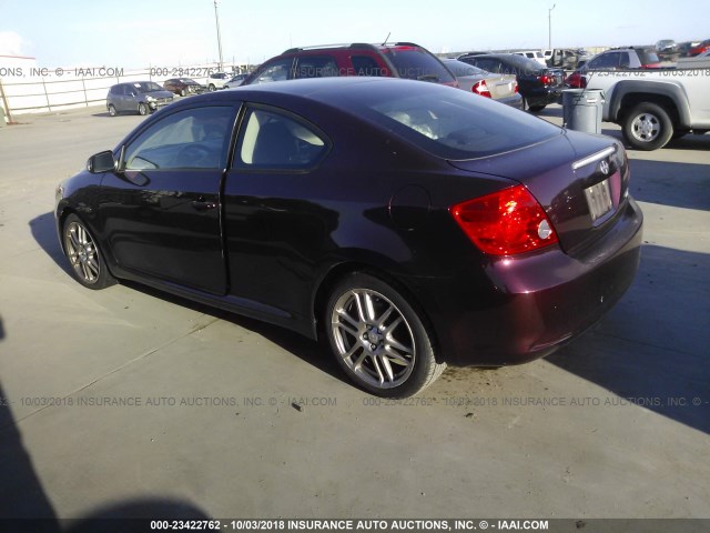 JTKDE167070201008 - 2007 TOYOTA SCION TC 紫色 照片 3