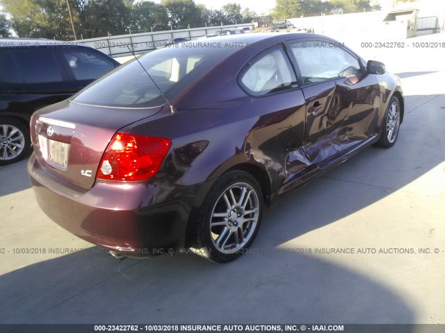 JTKDE167070201008 - 2007 TOYOTA SCION TC 紫色 照片 4