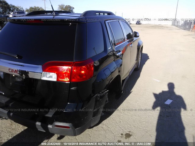 2GKALSEK8C6300354 - 2012 GMC TERRAIN SLE BLACK photo 4