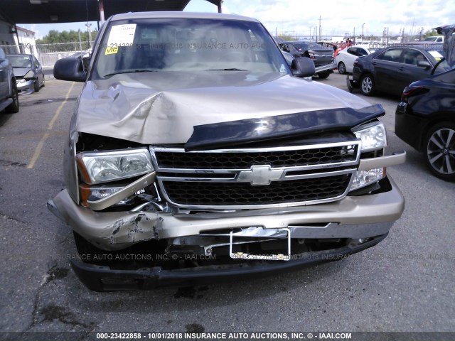 2GCEC13T561154466 - 2006 CHEVROLET SILVERADO C1500 GOLD photo 6