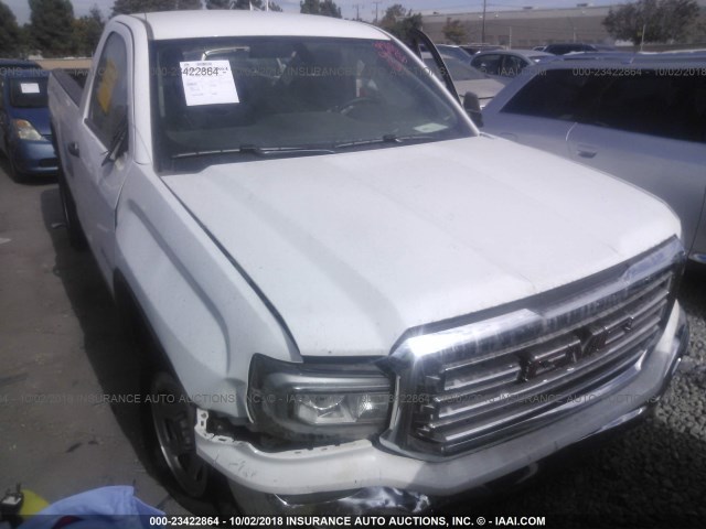 1GTN1LEC2JZ900631 - 2018 GMC SIERRA C1500 WHITE photo 1