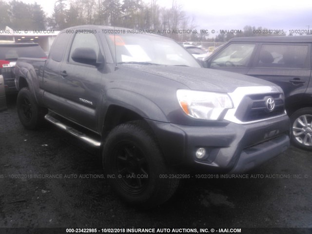 5TFUX4EN1CX010993 - 2012 TOYOTA TACOMA ACCESS CAB Մոխրագույն լուսանկար 1