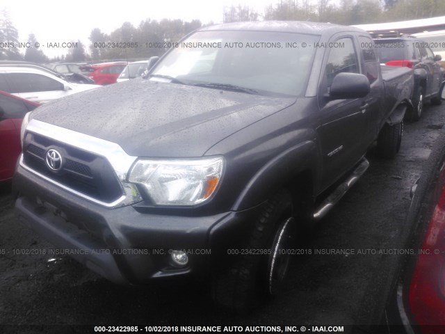 5TFUX4EN1CX010993 - 2012 TOYOTA TACOMA ACCESS CAB Մոխրագույն լուսանկար 2