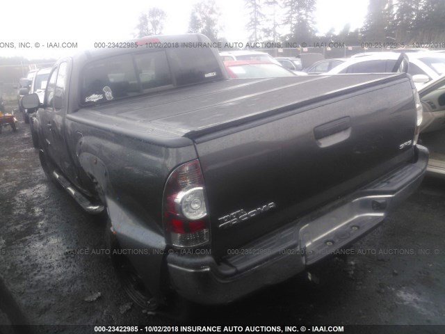 5TFUX4EN1CX010993 - 2012 TOYOTA TACOMA ACCESS CAB Մոխրագույն լուսանկար 3