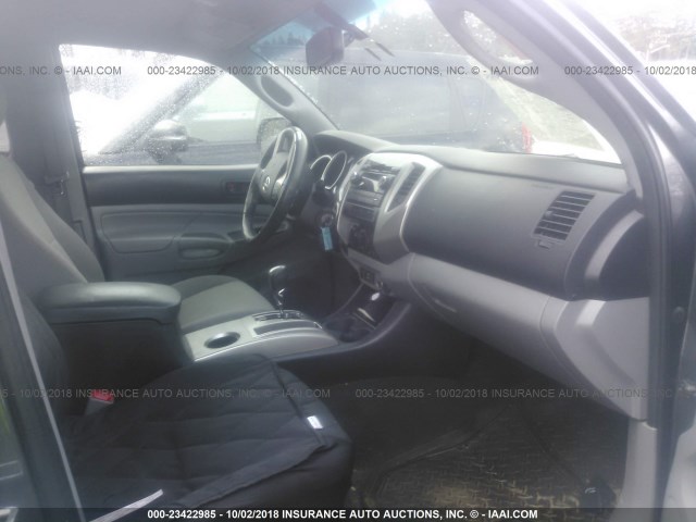 5TFUX4EN1CX010993 - 2012 TOYOTA TACOMA ACCESS CAB Մոխրագույն լուսանկար 5