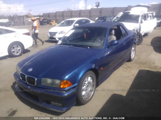 WBSBK0330WEC39158 - 1998 BMW M3 AUTOMATIC BLUE photo 2