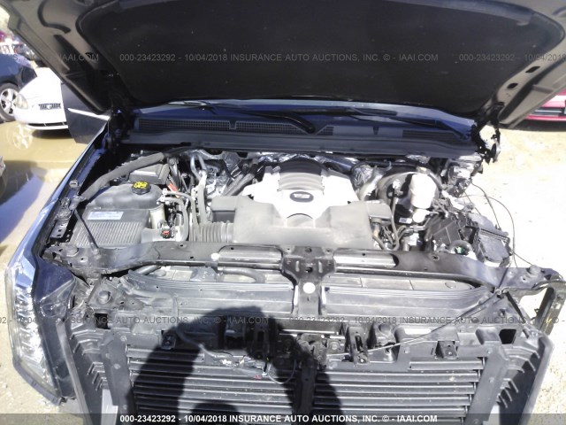 1GYS4HKJ3HR134908 - 2017 CADILLAC ESCALADE ESV LUXURY BLACK photo 10