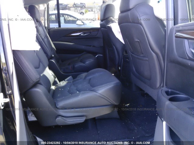 1GYS4HKJ3HR134908 - 2017 CADILLAC ESCALADE ESV LUXURY BLACK photo 8