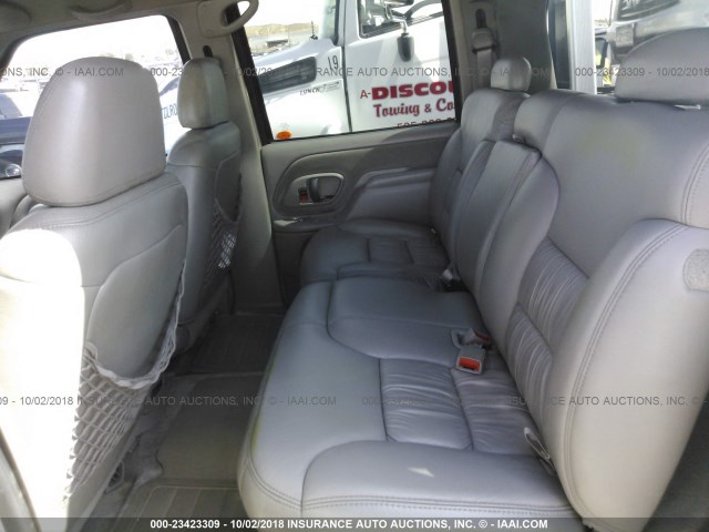 3GNGK26J3XG202820 - 1999 CHEVROLET SUBURBAN K2500 GRAY photo 8