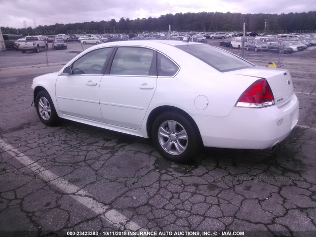 2G1WA5E3XE1176016 - 2014 CHEVROLET IMPALA LIMITED LS WHITE photo 3