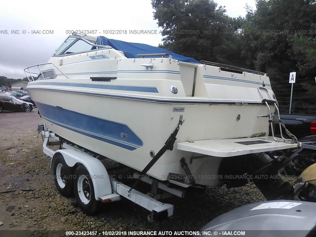 SEAR5573A686 - 1986 SEAR BOAT & TRAILER  BOAT 23 F  WHITE photo 3