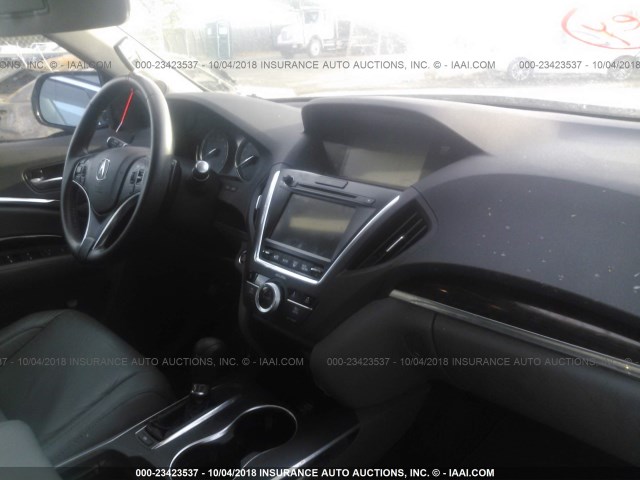 5FRYD4H43EB034611 - 2014 ACURA MDX TECHNOLOGY GRAY photo 5