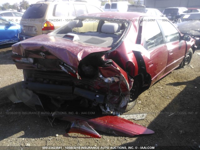 JT2BG22K8V0028935 - 1997 TOYOTA CAMRY LE/XLE BURGUNDY photo 6