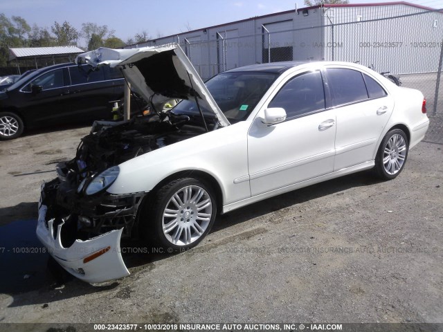 WDBUF87XX8B308938 - 2008 MERCEDES-BENZ E 350 4MATIC WHITE photo 2