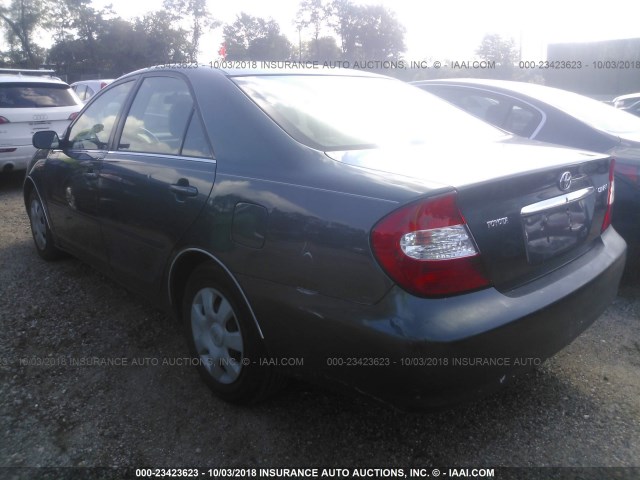 4T1BE32K63U736444 - 2003 TOYOTA CAMRY LE/XLE/SE Açıq mavi foto 3