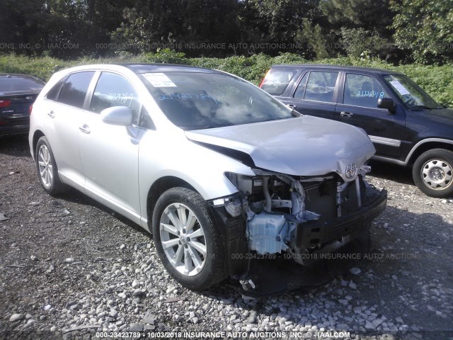 4T3ZE11AX9U011599 - 2009 TOYOTA VENZA SILVER photo 1