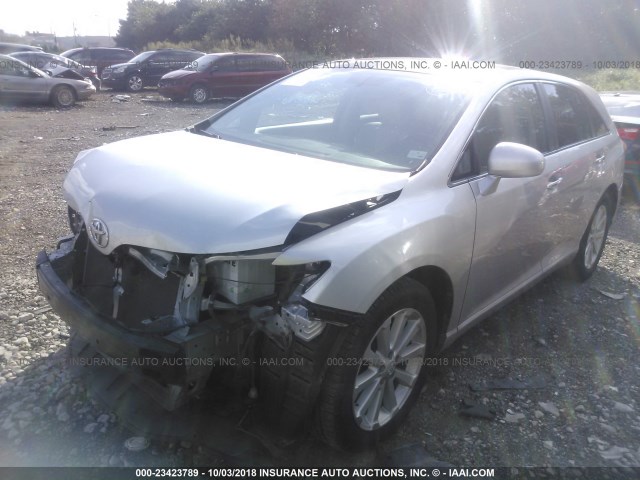 4T3ZE11AX9U011599 - 2009 TOYOTA VENZA SILVER photo 6