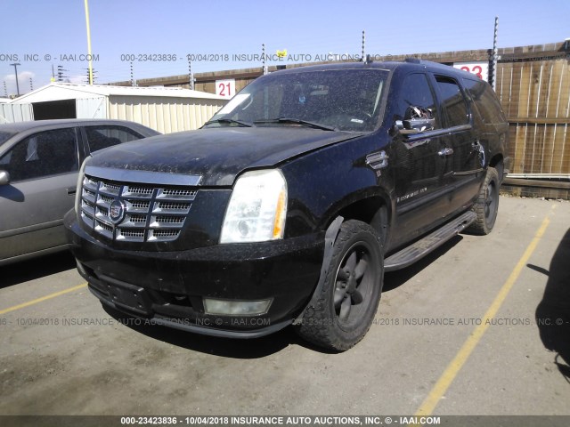 1GYFK66867R364394 - 2007 CADILLAC ESCALADE ESV BLACK photo 2