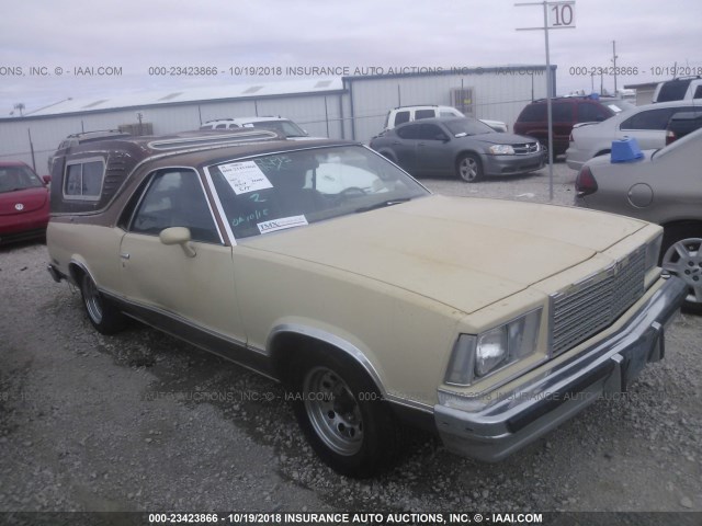 1W80H9R465761 - 1979 CHEVROLET EL CAMINO BEIGE photo 1