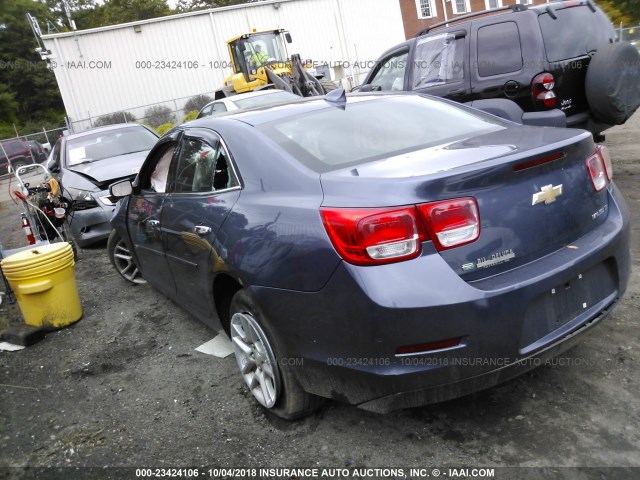1G11C5SLXFF327228 - 2015 CHEVROLET MALIBU 1LT BLUE photo 3
