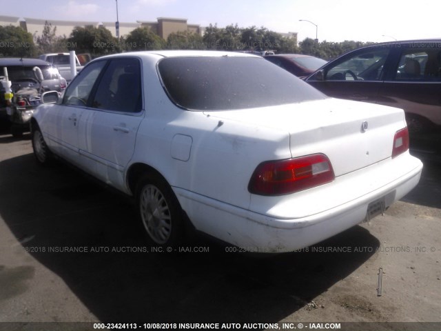 JH4KA7667RC028608 - 1994 ACURA LEGEND L WHITE photo 3