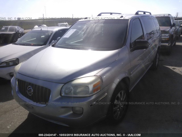 5GADV33L05D279221 - 2005 BUICK TERRAZA CXL GRAY photo 2