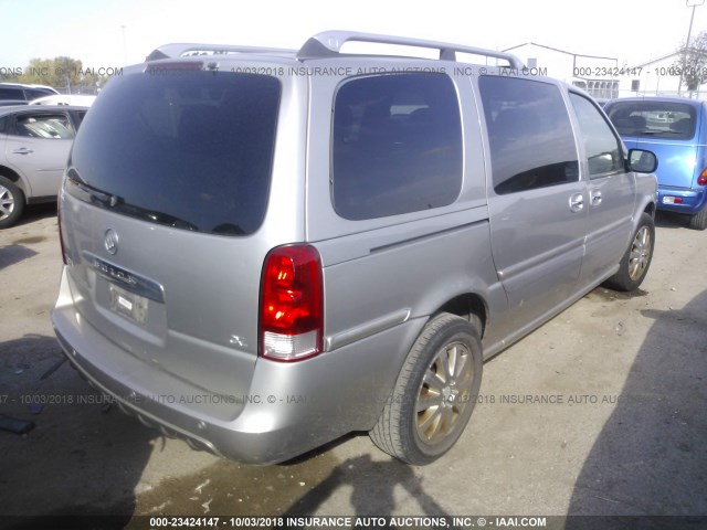 5GADV33L05D279221 - 2005 BUICK TERRAZA CXL GRAY photo 4