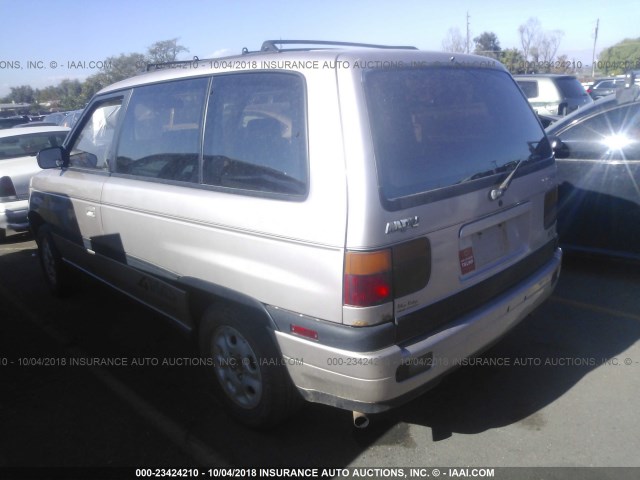 JM3LV5238P0511377 - 1993 MAZDA MPV WAGON Champagne photo 3