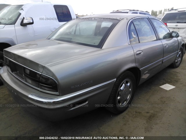 1G4CW52KXY4138846 - 2000 BUICK PARK AVENUE  GOLD photo 4