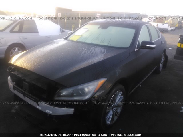 KMHGN4JE6JU216345 - 2018 GENESIS G80 PREMIUM/ULTIMATE BLACK photo 2