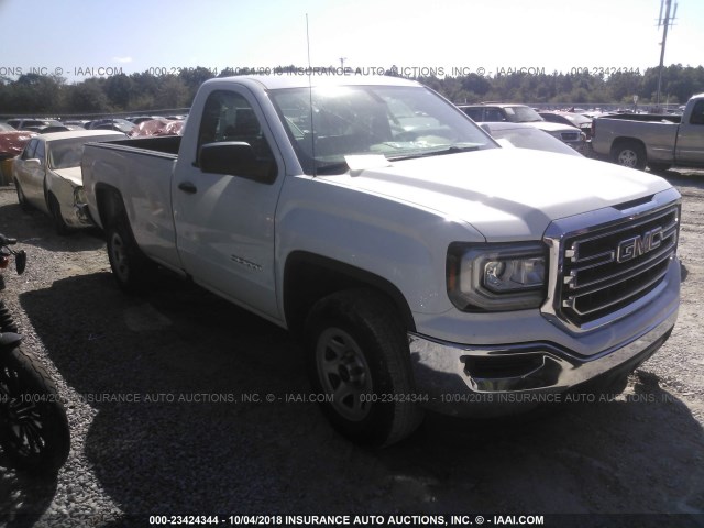 1GTN1LEC6HZ905230 - 2017 GMC SIERRA C1500 WHITE photo 1