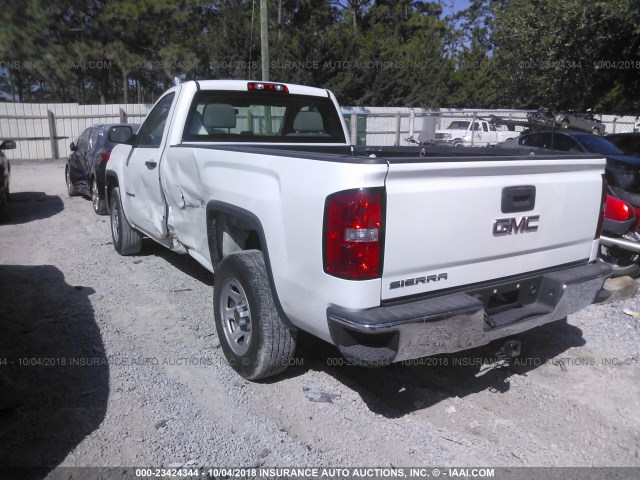 1GTN1LEC6HZ905230 - 2017 GMC SIERRA C1500 WHITE photo 3