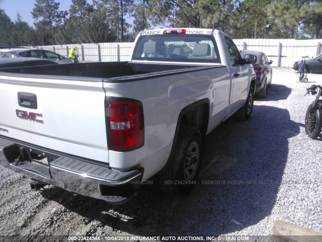 1GTN1LEC6HZ905230 - 2017 GMC SIERRA C1500 WHITE photo 4