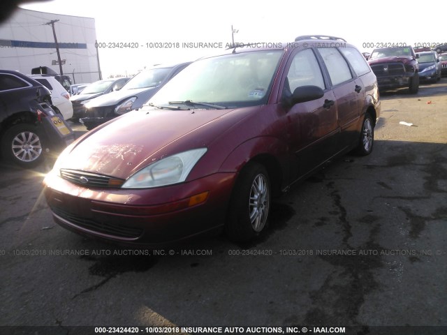 1FAFP36342W360628 - 2002 FORD FOCUS SE/SE COMFORT/ZTW/SE SPRT RED photo 2