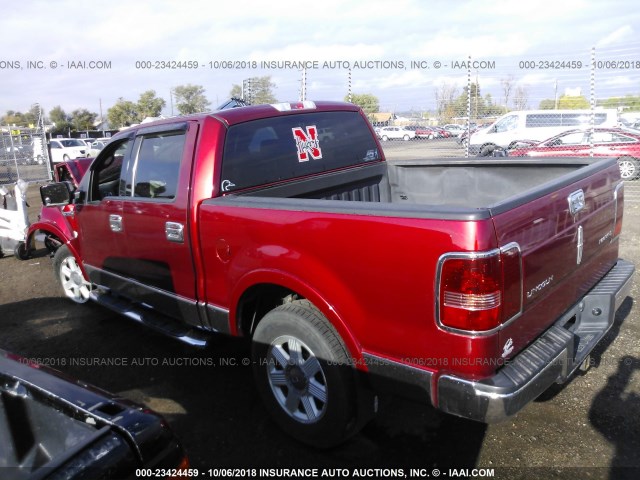 5LTPW18507FJ02079 - 2007 LINCOLN MARK LT RED photo 3