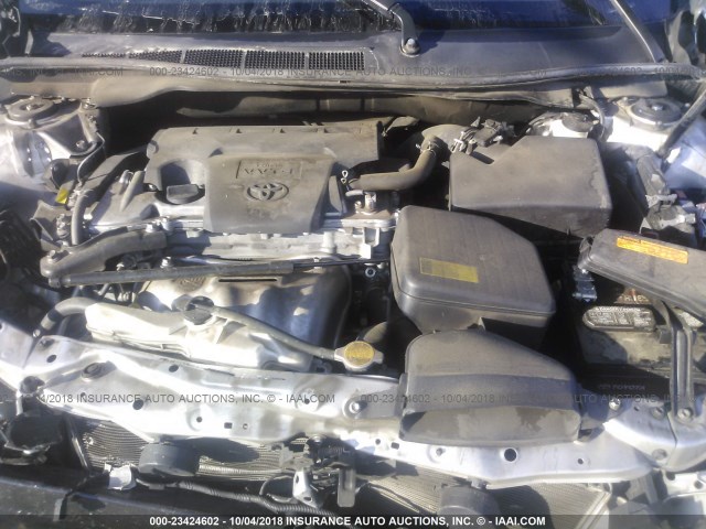 4T1BF1FK3CU024677 - 2012 TOYOTA CAMRY SE/LE/XLE SILVER photo 10