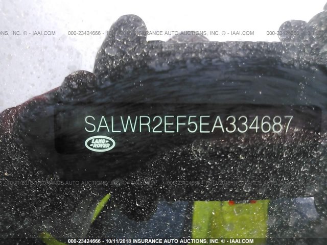 SALWR2EF5EA334687 - 2014 LAND ROVER RANGE ROVER SPORT SC BLACK photo 9