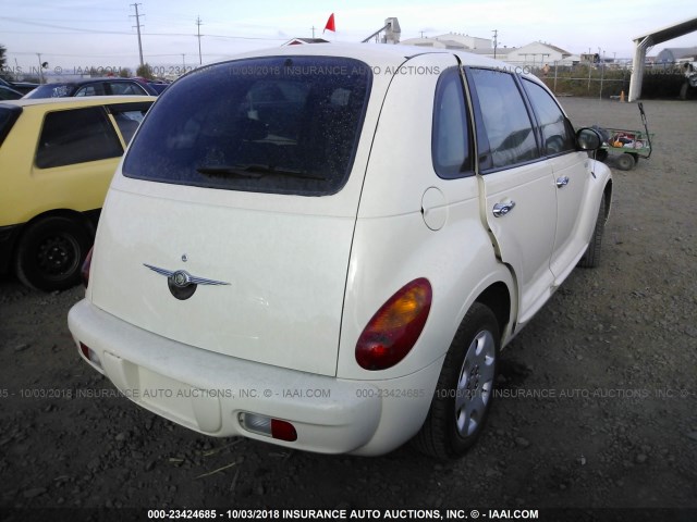 3C4FY58B45T535767 - 2005 CHRYSLER PT CRUISER TOURING WHITE photo 4